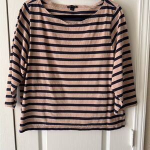 J. Crew Navy and Tan Women's Breton